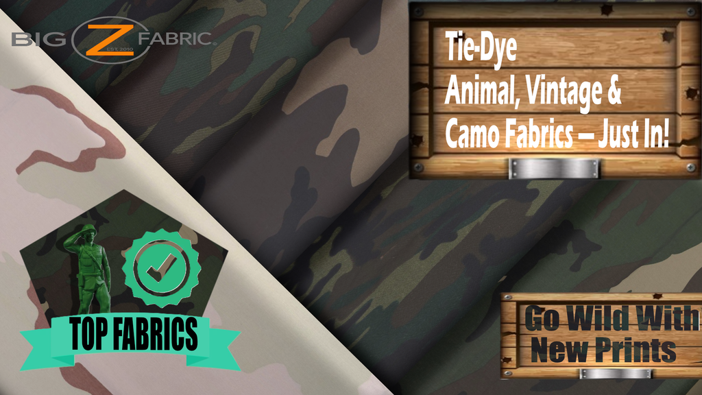 Big Z Fabric Drops New Printed Spandex & Utility Fabrics – Now in Stock!