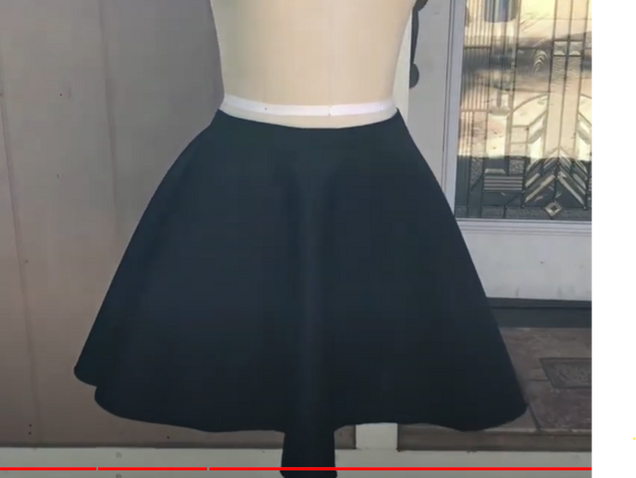 Step by Step Making A Circle Skirt