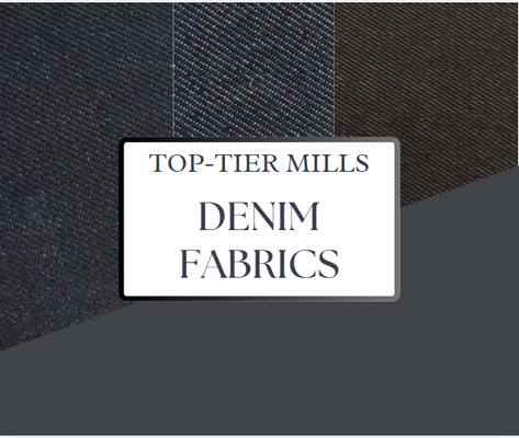 Unmatched Denim Quality from World-Renowned Mills: Elevate Your Craft