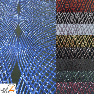 Unique Diamond Lace Sequin Dress Fabric