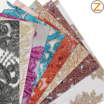 Anastasia Floral Sequins Lace Fabric