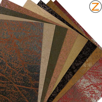 Vinyl Faux Fake Leather Pleather 2 Tone Distressed Granum PVC Fabric