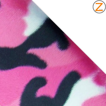 Velboa Faux Fake Fur Animal Camouflage Short Pile Fabric