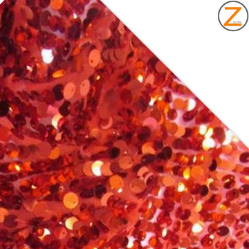 Big Rain Drop 3/8" Sequin Mesh Fabric