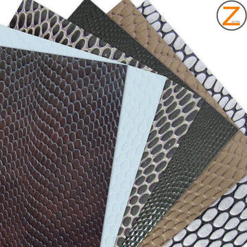 Cobra Snake Skin Vinyl Faux Fake Leather Fabric