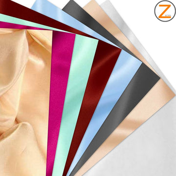 Solid Crepe Back Satin Fabric