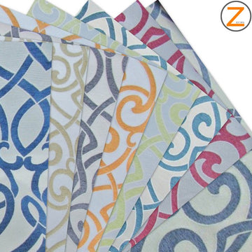 French Abstract Damask Upholstery Fabric