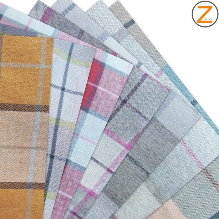 Luxury Tartan Plaid Upholstery Fabric