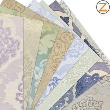 Medieval 2 Tone Damask Upholstery Fabric