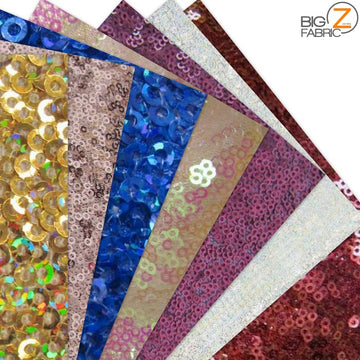 Mini Disc Sequin Nylon Mesh Fabric