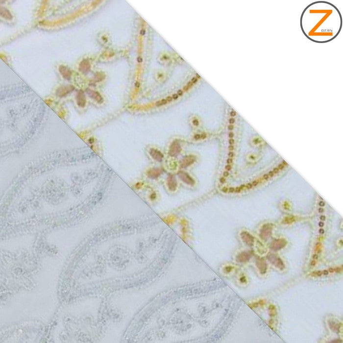 Petal Mesh Sequin Fabric