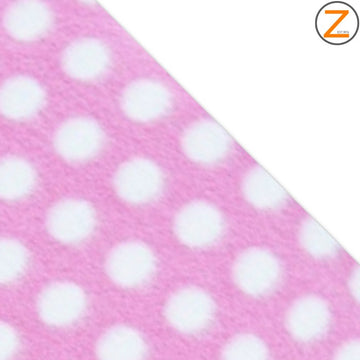 Polka Dot Polar Fleece Fabric