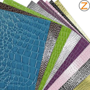 DuroLast &reg; Vinyl Faux Fake Leather Pleather Embossed Shiny Alligator Fabric
