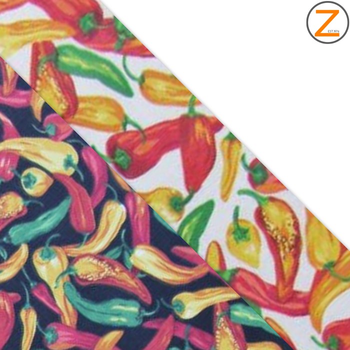 Vegetable Poly Cotton Fabric