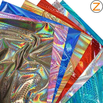 DuroLast&trade; Viper Snake Holographic Embossed PVC Vinyl Fabric