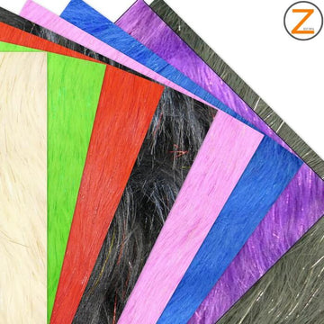Faux Fake Fur Solid Shiny Tinsel Long Pile Fabric