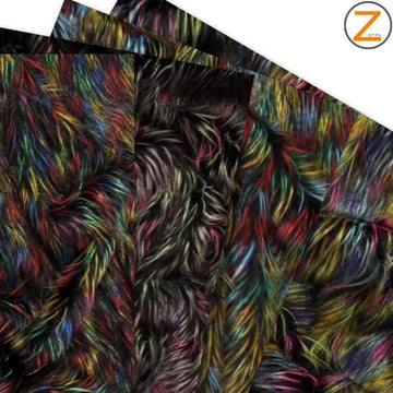 Ecoshag&reg; Fireworks Shaggy Faux Fur Long Pile Fabric