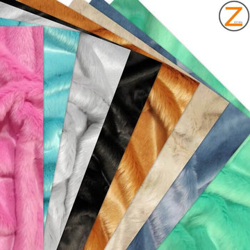 Short Shag Faux Fur Fabric - 1" Pile Length