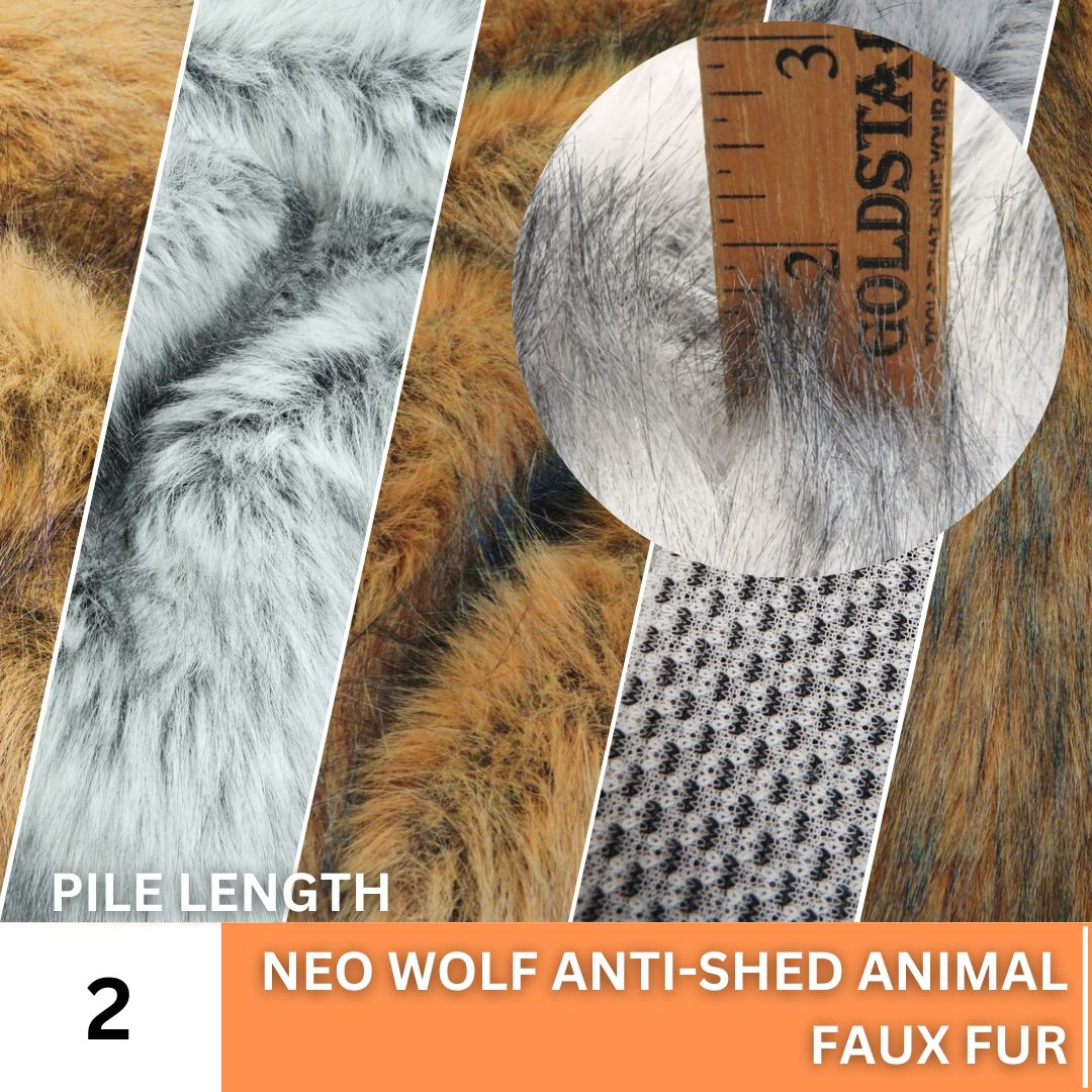 Neo Wolf Anti-Shed Animal Faux Fur EcoShag&reg;