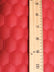 Hex Honeycomb Quilt Automotive Vinyl Foam Fabric