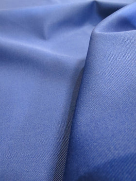 Solid Reversible Formal Poly Cotton Twill Fabric / Black / Sold By The Yard - 0