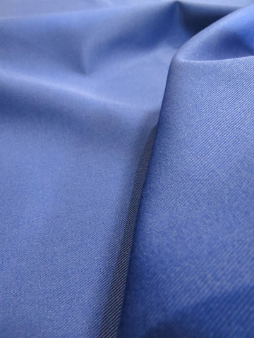 Solid Reversible Formal Poly Cotton Twill Fabric / Black / Sold By The Yard - 0