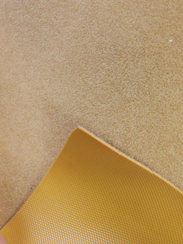 VINTAGE GOLD Heat Transfer Apparel Flocking Suede PVC Backed Fabric / Sold by the Yard - 0