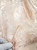Floral Rose Jacquard Satin Fabric / Turquoise / Sold By The Yard