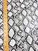 Natural Ivory / Calico Python Snake Vinyl Fabric