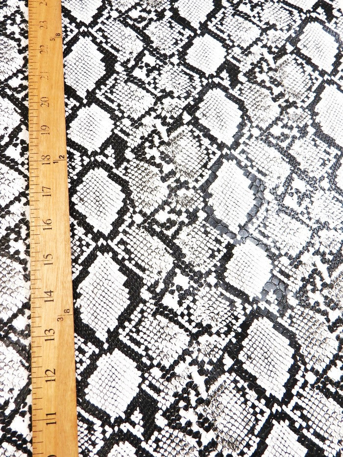 Valley Brown / Calico Python Snake Vinyl Fabric