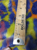 Ecoshag Hippie Jaguar Faux Fur Fabric / Summer Sunset-6