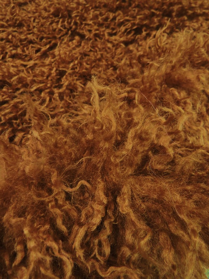 Ultra Curly Mongolian Minky Fabric