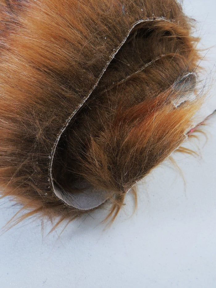 Bonded Honey Wolf Faux Fur Fabric / Sold by the Yard