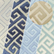 Royal Labyrinth Geometric Upholstery Fabric / Sold By The Yard