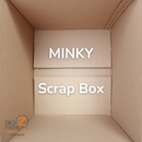 Scraps - Assorted Fabric - MINKY ONLY - Sold By The Box-1