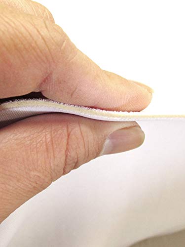 Neoprene Bonded Sponge Waterproof Wetsuit Fabric / 1mm White / Sold By The Yard