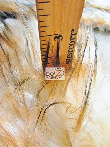 Lynx Cat Animal Short Pile Coat Costume Faux Fur Fabric / Sold By The Yard (SECOND QUALITY GOODS)