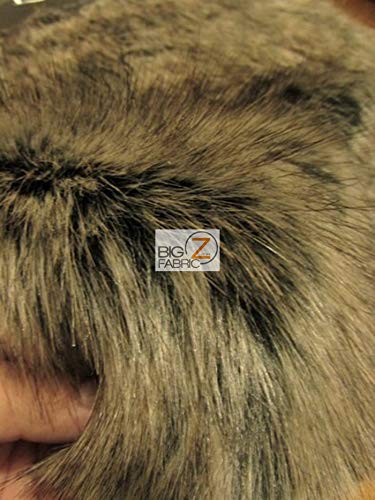 Mountain Wolf Animal Short Pile Coat Costume Faux Fur Fabric / Sold By The Yard