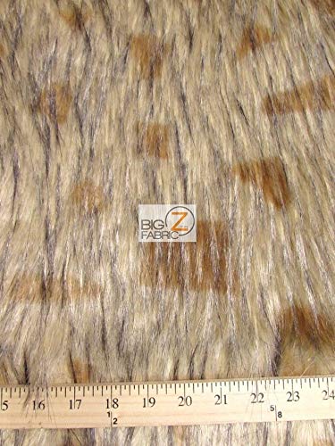 Hybrid Wolf Animal Short Pile Coat Costume Faux Fur Fabric / Sold By The Yard
