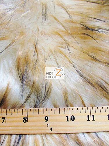Lynx Cat Animal Short Pile Coat Costume Faux Fur Fabric / Sold By The Yard (SECOND QUALITY GOODS)