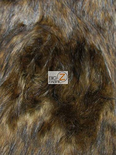 Honey Wolf Animal Short Pile Coat Costume Faux Fur Fabric / Sold By The Yard