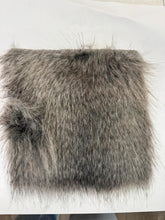 Frost Gray Wolf Faux Fur
