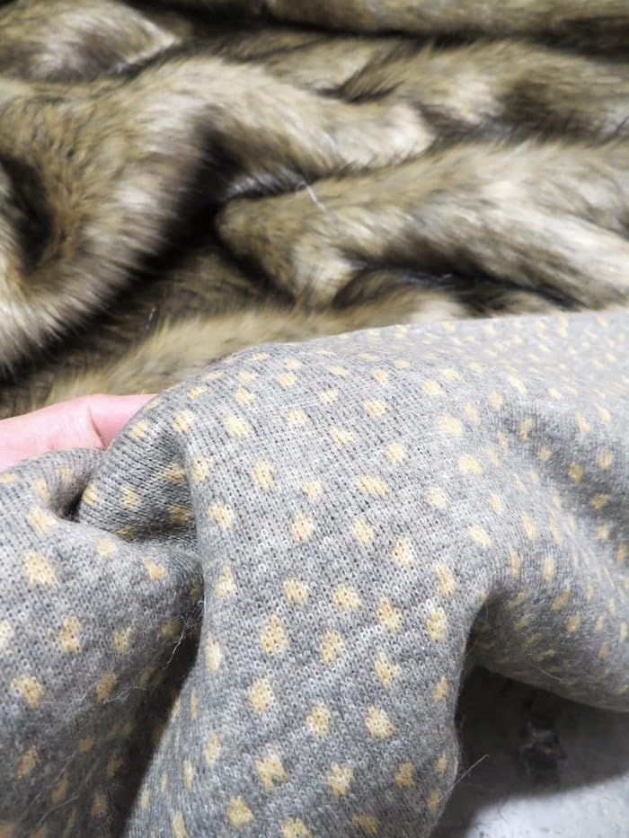 Wolf Animal Coat Costume Faux Fur Fabric / Sold By The Yard