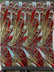 Feather Wing Iridescent Sequin Stretch Mesh Fabric / Sold by the Yard