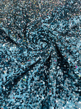 SEQUIN VELVET FABRIC (By The Yard)