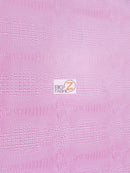 Crocodile Marine Vinyl Fabric - Auto/Boat - Upholstery Fabric / Bubble Gum / By The Roll - 30 Yards-3