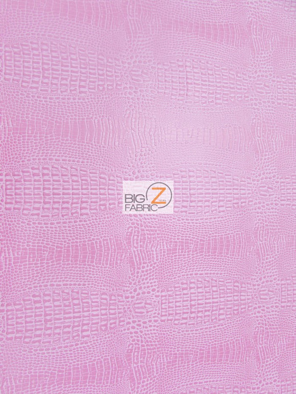 Crocodile Marine Vinyl Fabric - Auto/Boat - Upholstery Fabric / Bubble Gum / By The Roll - 30 Yards