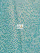 Crocodile Marine Vinyl Fabric - Auto/Boat - Upholstery Fabric / Bubble Gum / By The Roll - 30 Yards-7