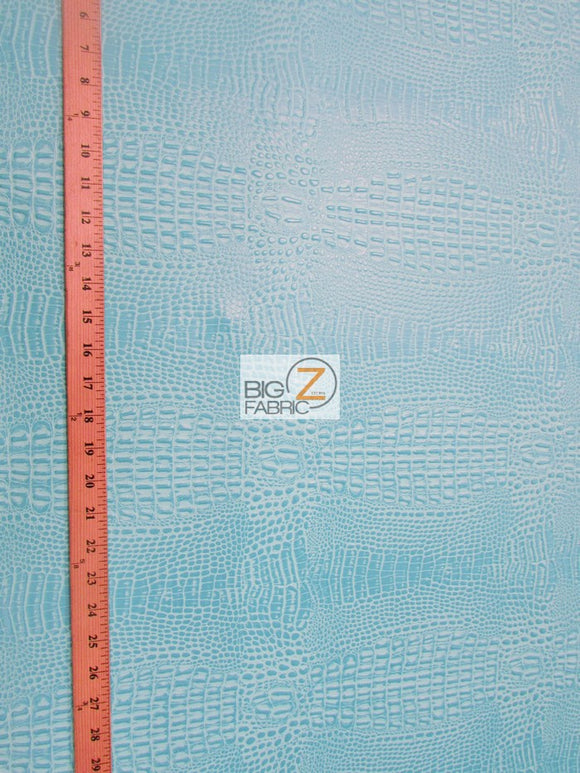 Crocodile Marine Vinyl Fabric - Auto/Boat - Upholstery Fabric / Charcoal / By The Roll - 30 Yards