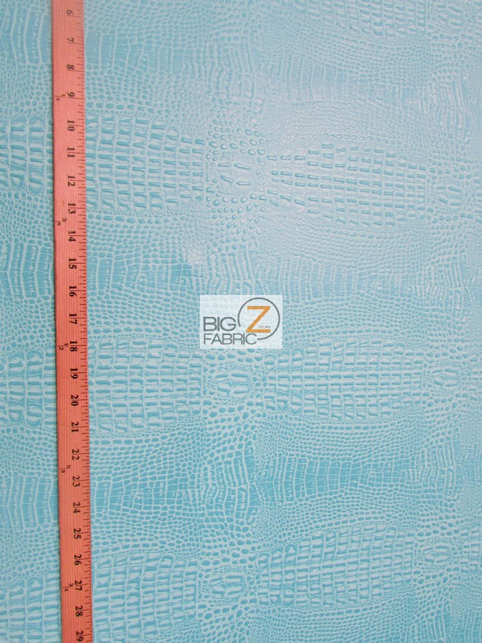 Crocodile Marine Vinyl Fabric - Auto/Boat - Upholstery Fabric / Cream / By The Roll - 30 Yards-3